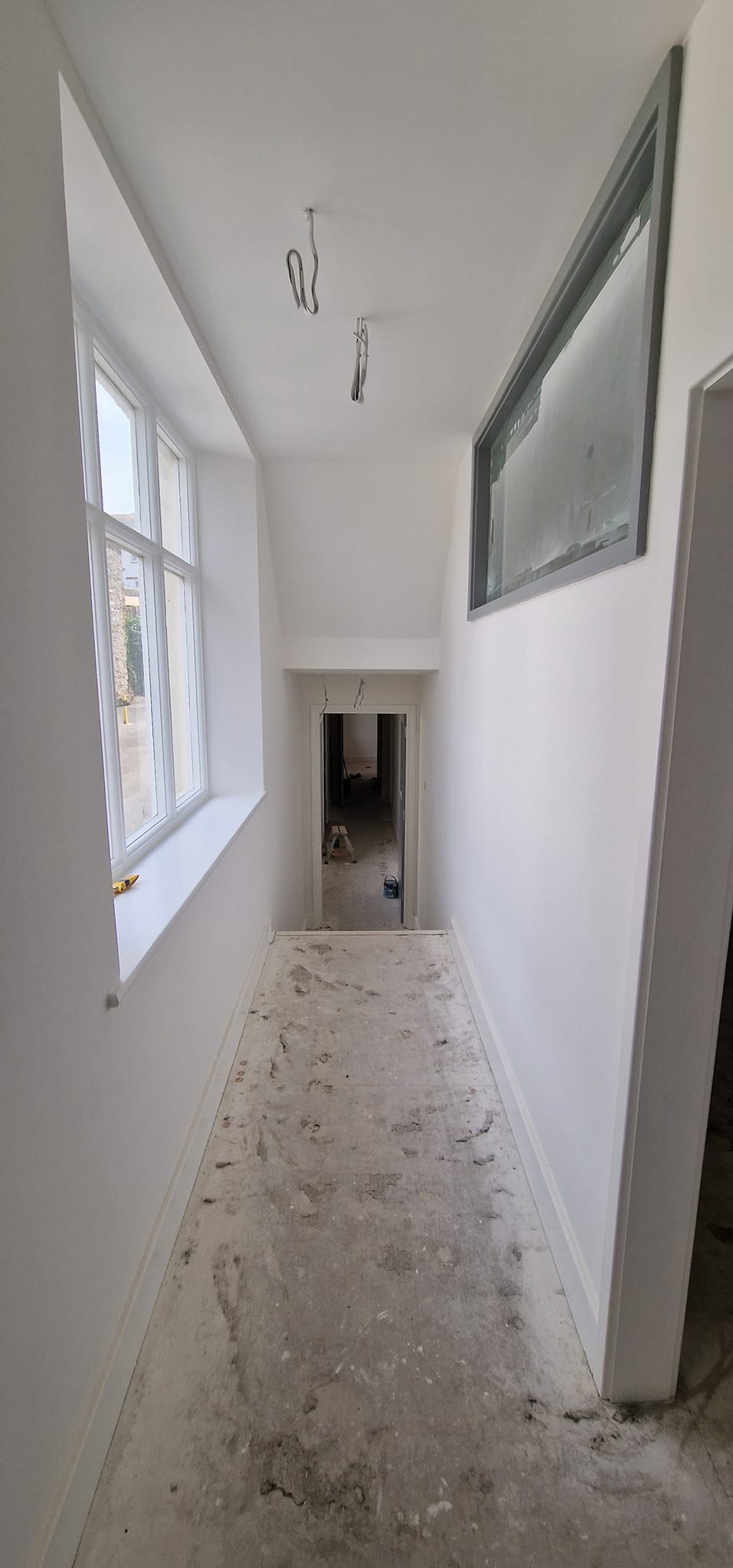 painted hallway