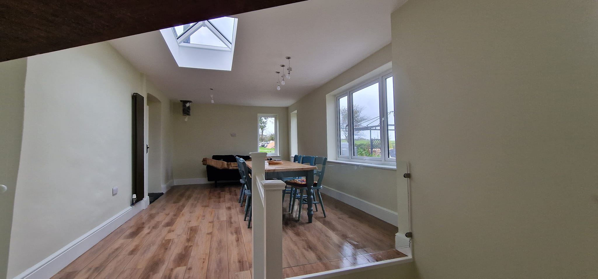 sage green dining room