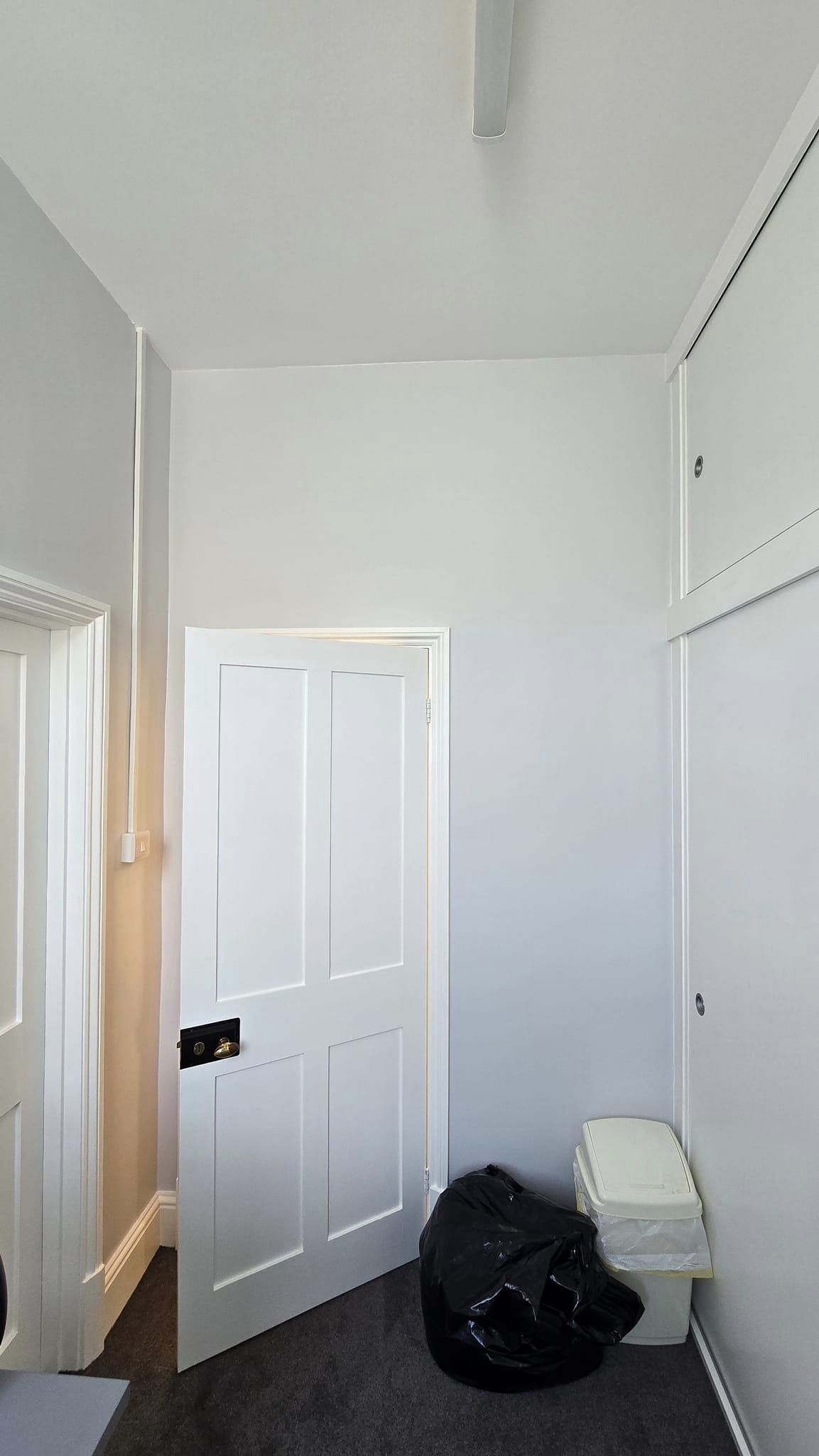 White painted room